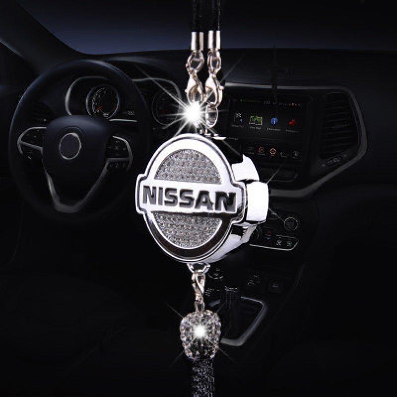 Rearview Mirror Diamond Perfume Pendant