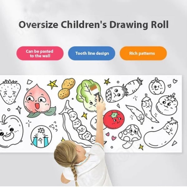 2 + 1 Free | Children's Drawing Scroll
