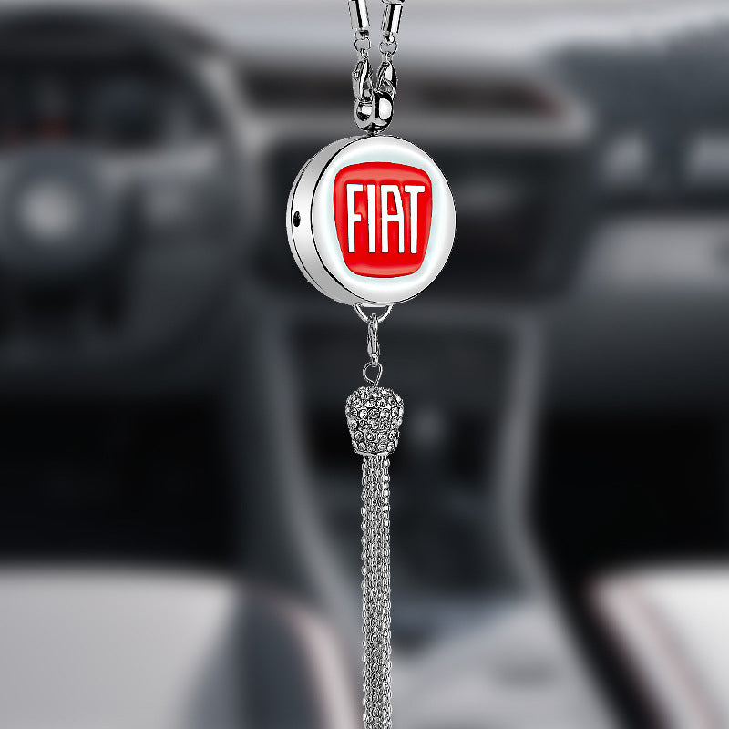 Rearview Mirror Diamond Perfume Pendant