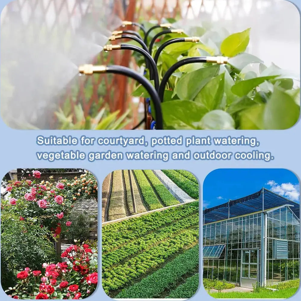 360° Drip Irrigation Kit for Effortless Garden Hydration