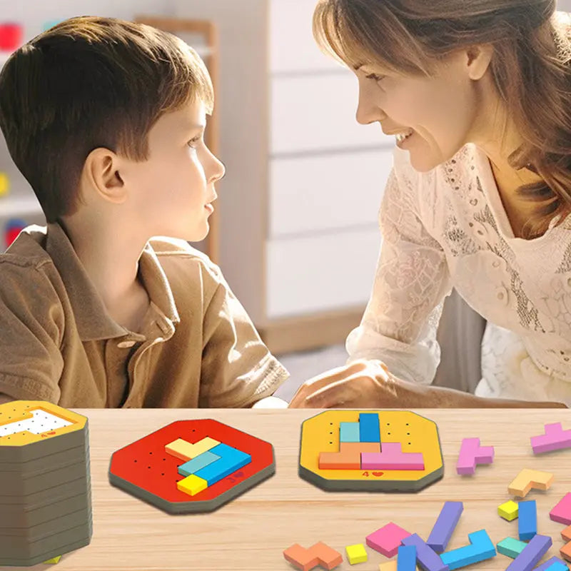 Children’s Puzzle Game – Encourages Creativity, Logic & Concentration