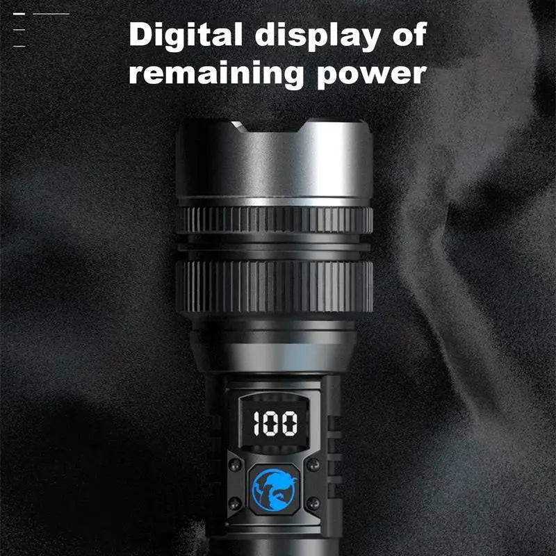 Ultra-Bright Waterproof Torch – Long-Range & Rechargeable