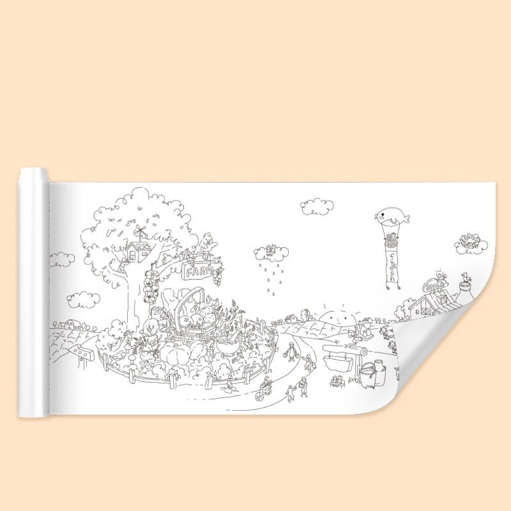 2 + 1 Free | Children's Drawing Scroll