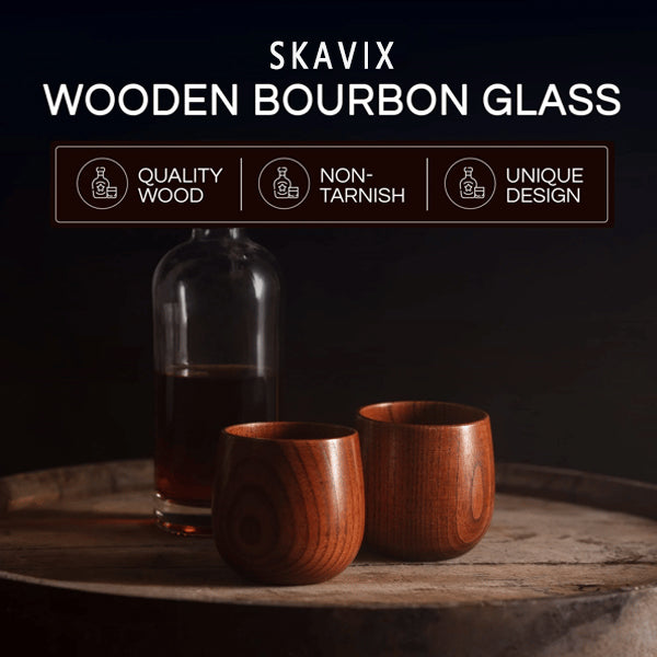The Skavix Wood Glass - Taste Bourbon the Way It Was Intended