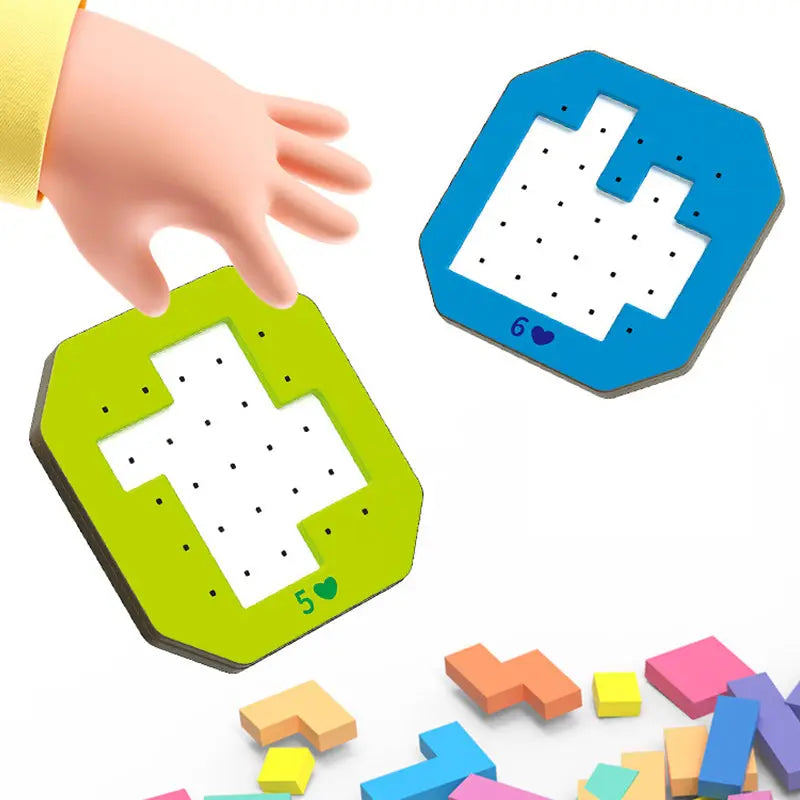 Children’s Puzzle Game – Encourages Creativity, Logic & Concentration