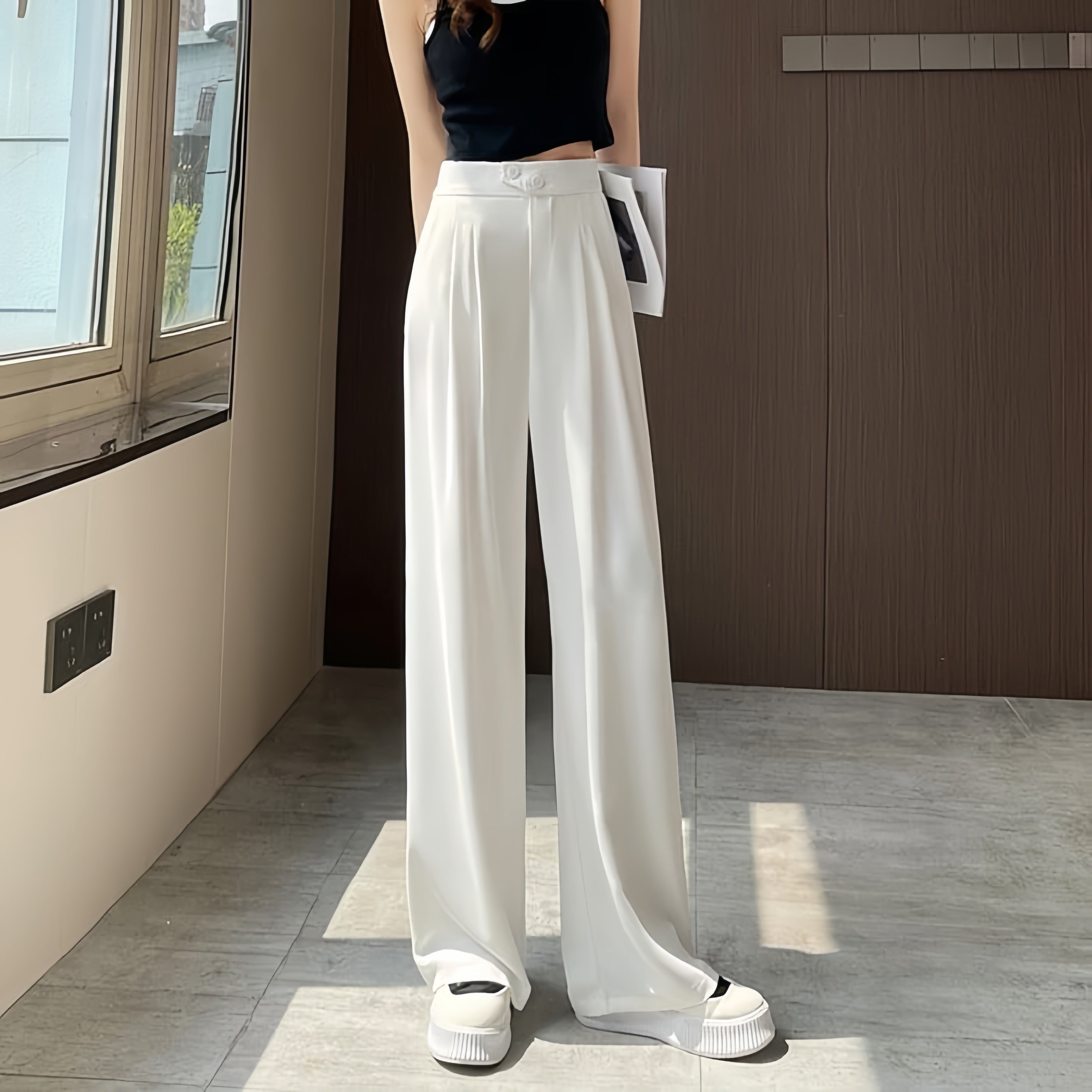 Wide-leg Loose Pants - Instantly flatters your figure