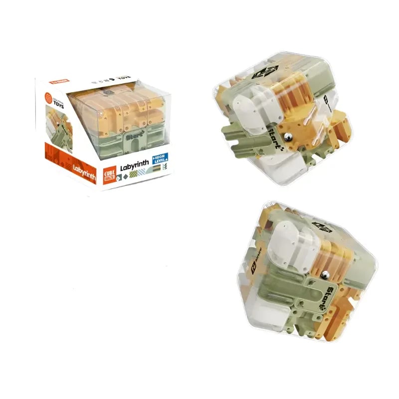 Labyrinth 3D Puzzle Maze Cube - Engaging Brain Teaser Toy