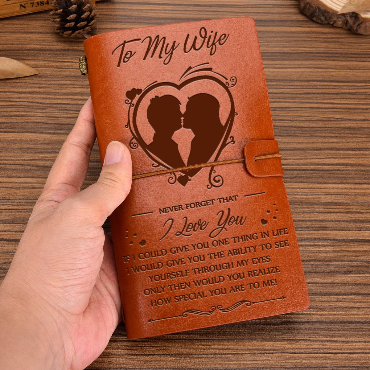 Vintage Engraved Journals