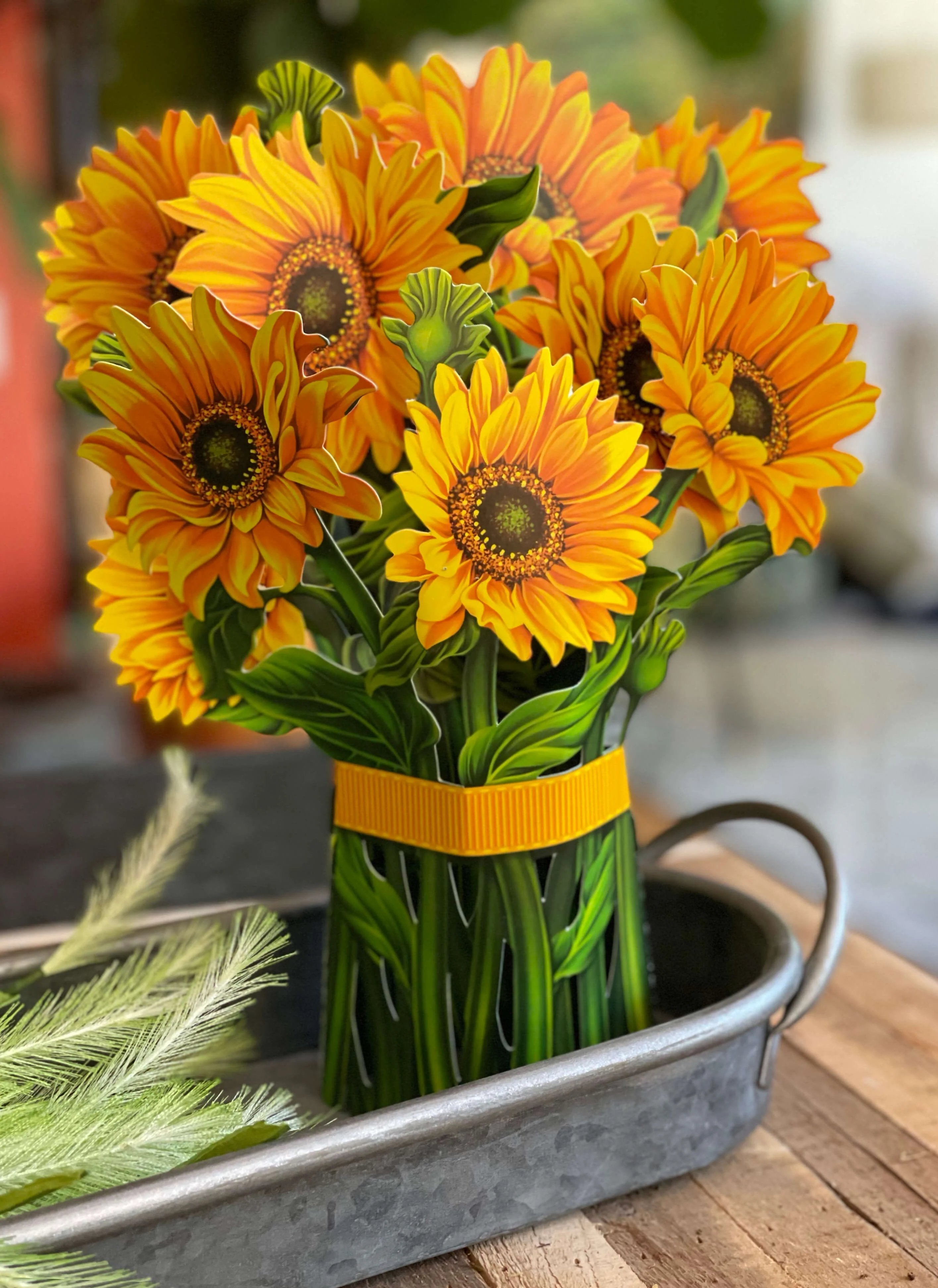 Pop Up Flower Bouquet Greeting Card
