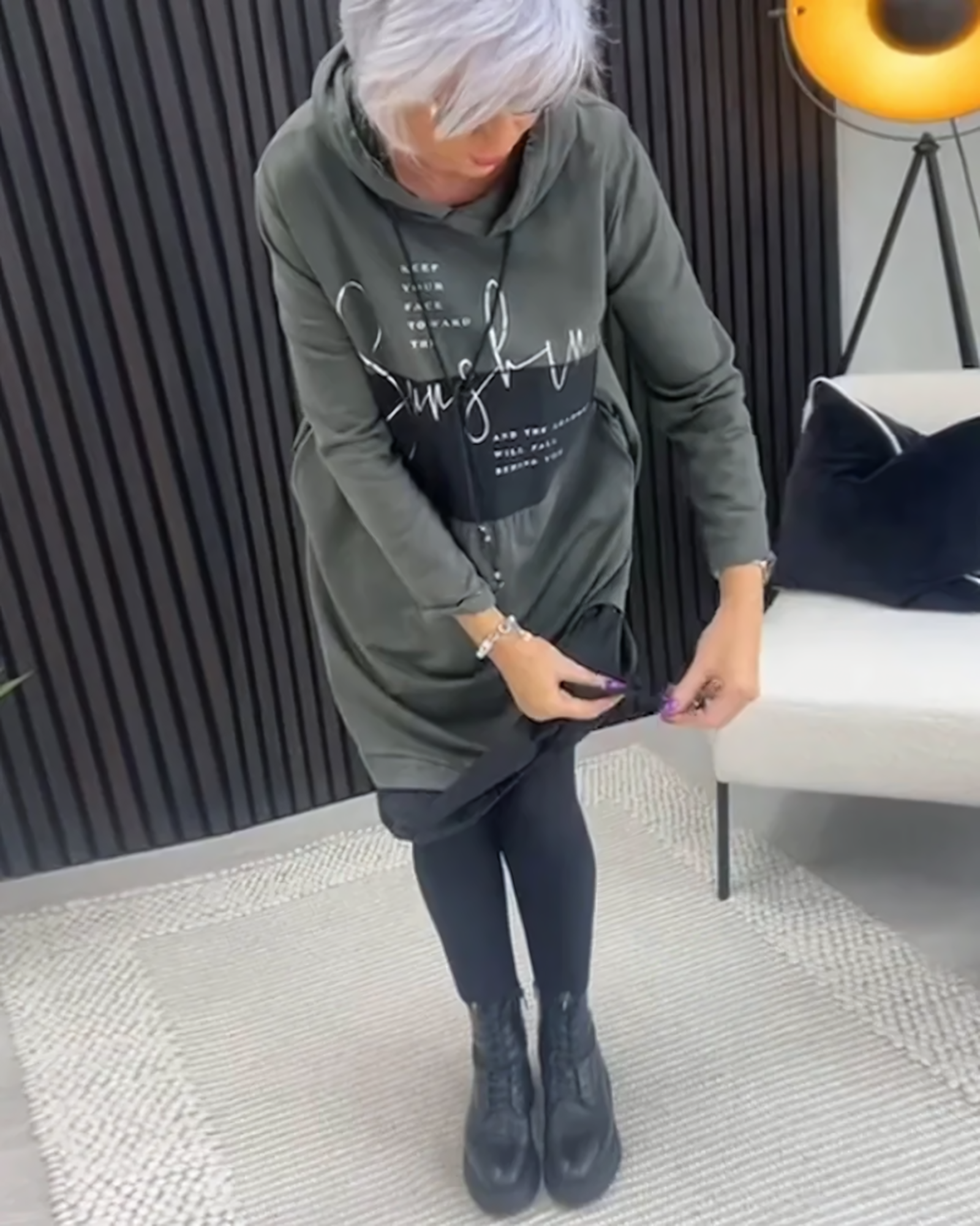 Karla Hooded Dress - Embrace the Unique Mix of Comfort and Chic