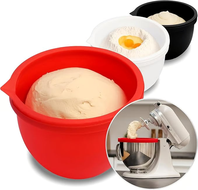 Silicone Mixer Bowl Insert – Clean, Effortless Baking at Home