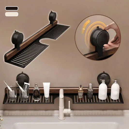 Sink Shelf with Tool-free Assembly – Easy storage for kitchen & bath