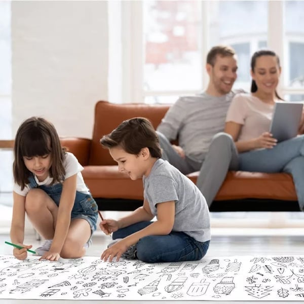 2 + 1 Free | Children's Drawing Scroll