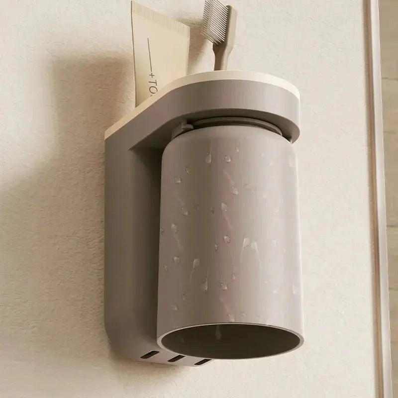 2+1 FREE | Wall-Mounted Self-Adhesive Toothbrush & Cup Holder