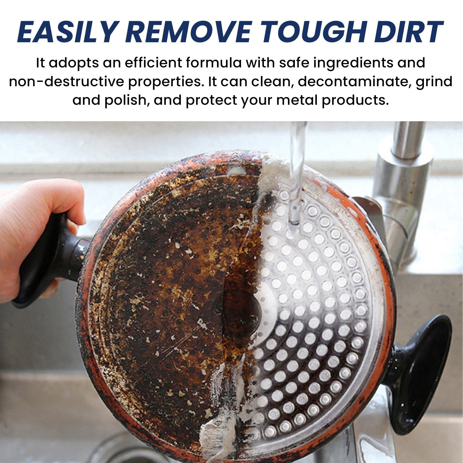 Magical Nano-Technology Stainless Steel Cleaning Paste - Surface Safe, No Residue