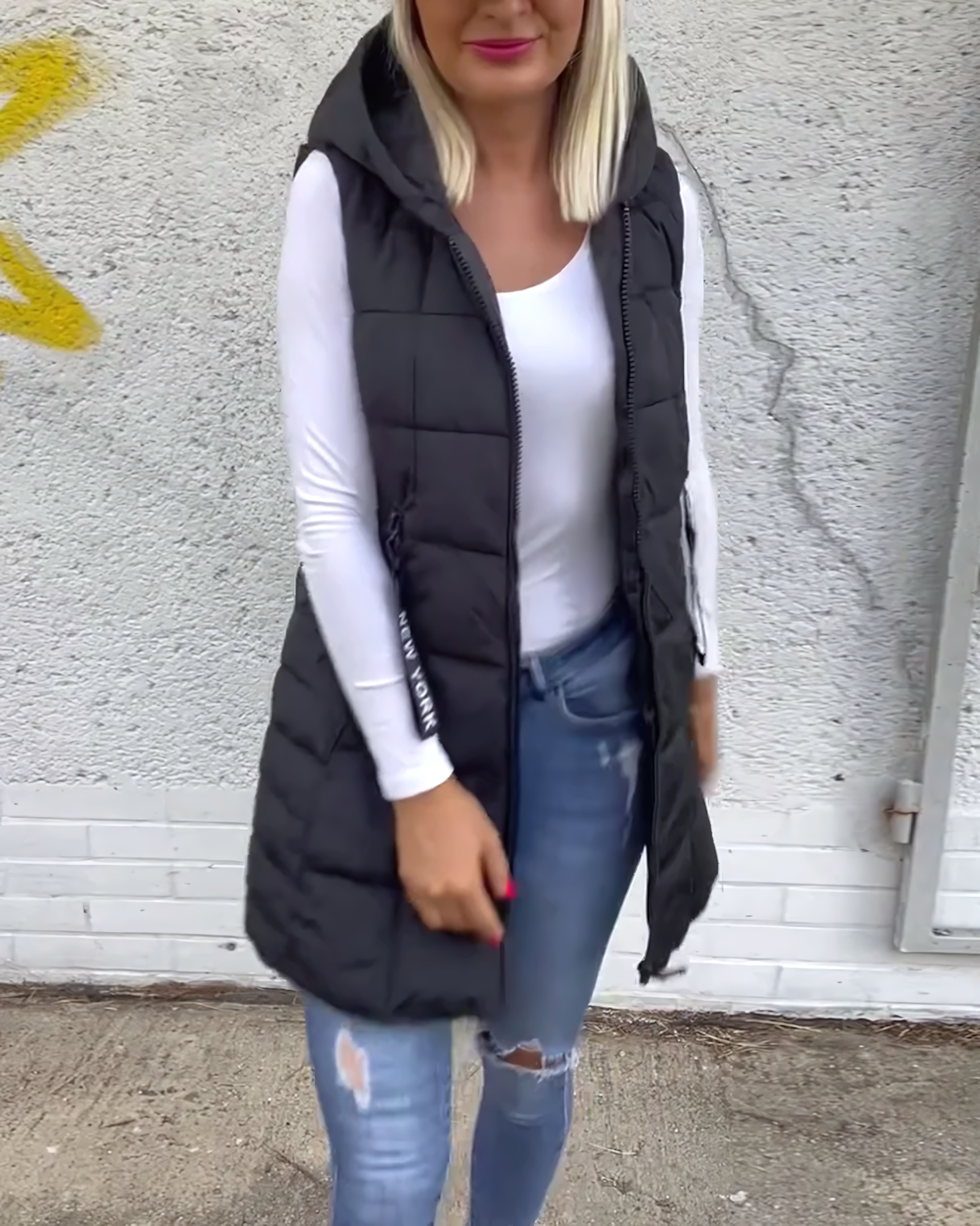 Adela Sleeveless Padded Coat - Warmth and Style in an Iconic Piece