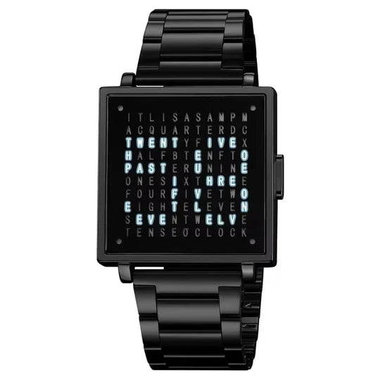 LexoTime - Unisex Textual Watch
