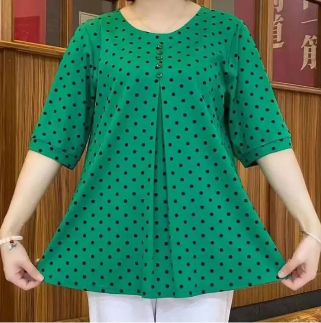 Polka Dot Print Shirt