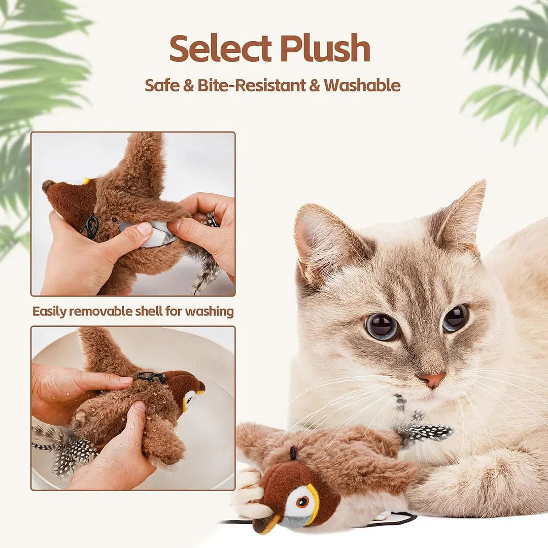 Interactive Cat Toy Bird – Keeps Indoor Cats Active & Happy