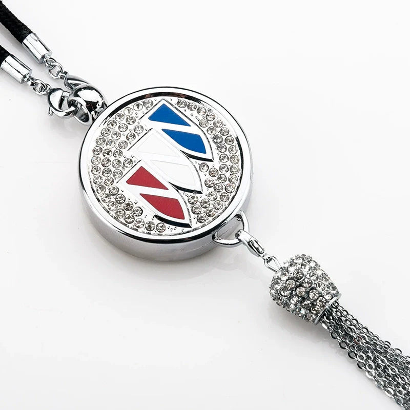 Rearview Mirror Diamond Perfume Pendant