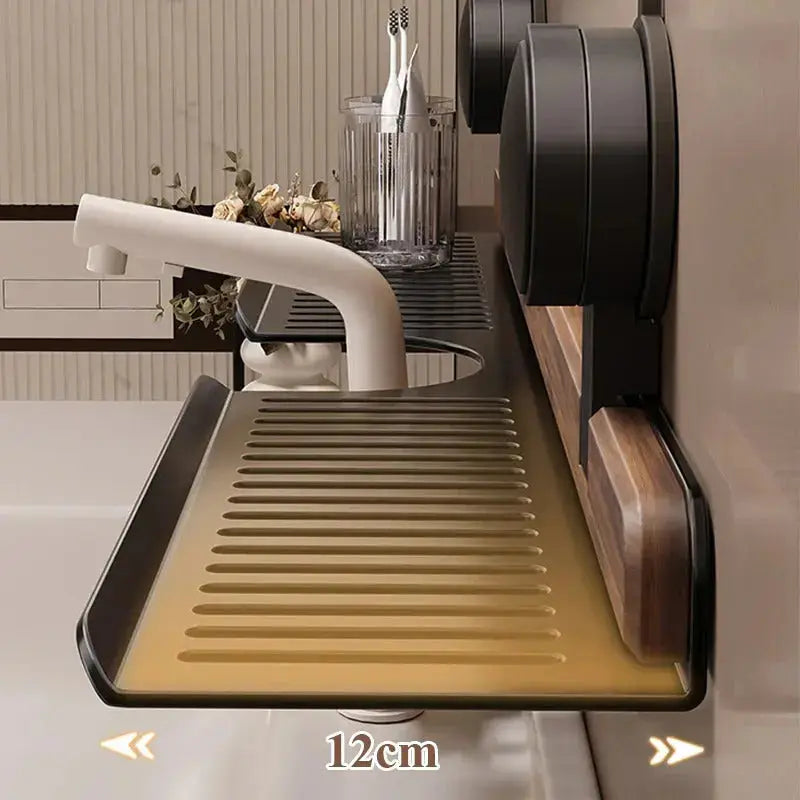 Sink Shelf with Tool-free Assembly – Easy storage for kitchen & bath