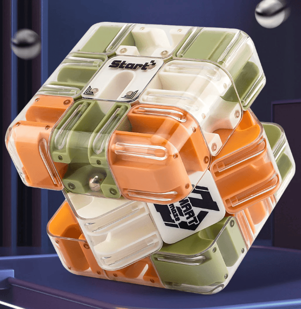 Labyrinth 3D Puzzle Maze Cube - Engaging Brain Teaser Toy
