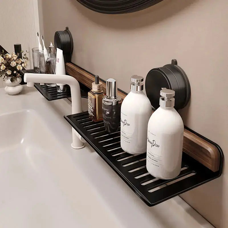 Sink Shelf with Tool-free Assembly – Easy storage for kitchen & bath