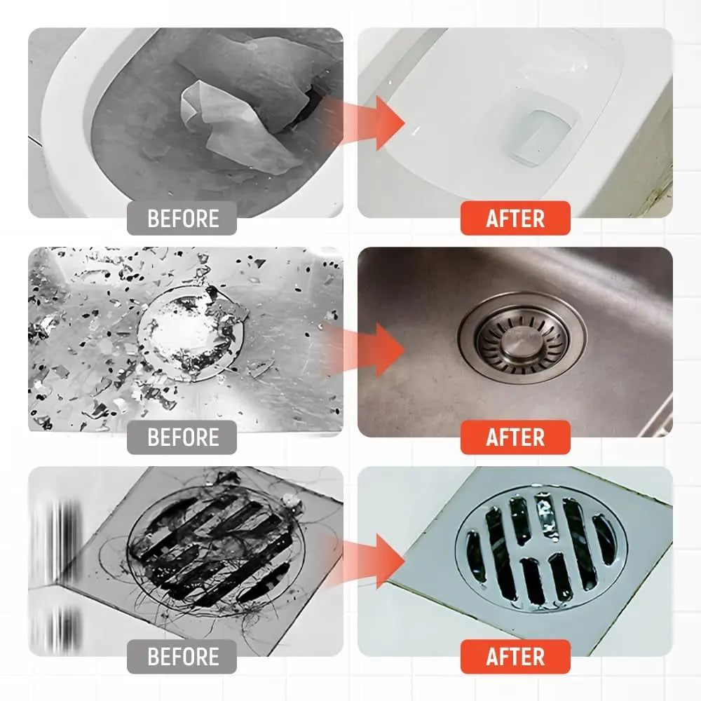 High-Pressure Drain Blaster – Safe & Chemical-Free