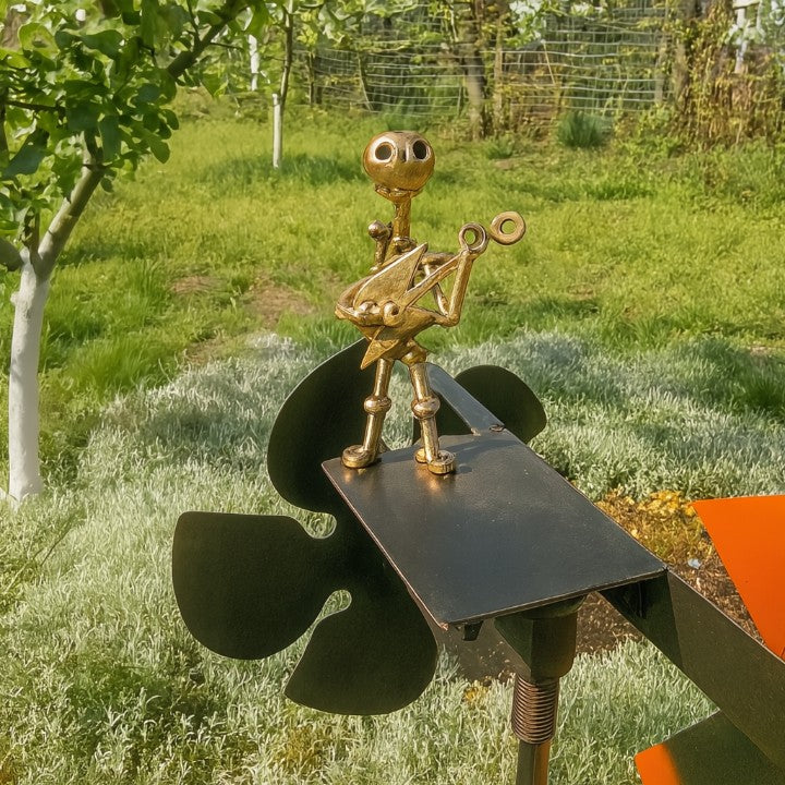 Rockband Wind Spinner - Bring Music to Your Garden – No Speaker Needed