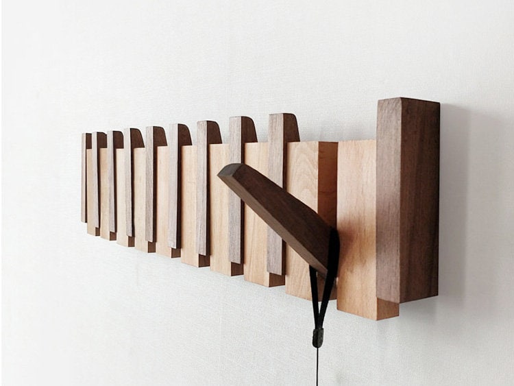 KeyHang™ - Handcrafted Piano Coat & Hat Racks