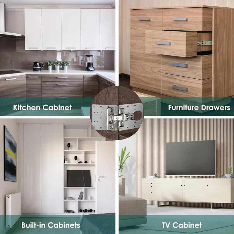 Stainless Steel Hinge Repair Kit | 5+5 Free