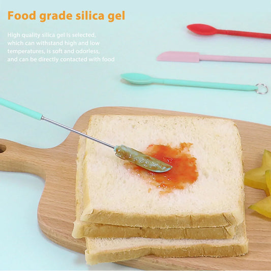 1+1 Free | Mini Silicone Jar Spatulas Set