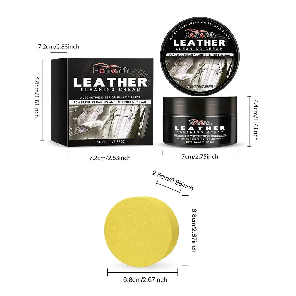Premium Leather Care Cream - instant refreshment & protection