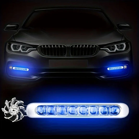 Wind-Powered Car LED Lights – Bright, Weatherproof & Energy-Free (Set of 2)