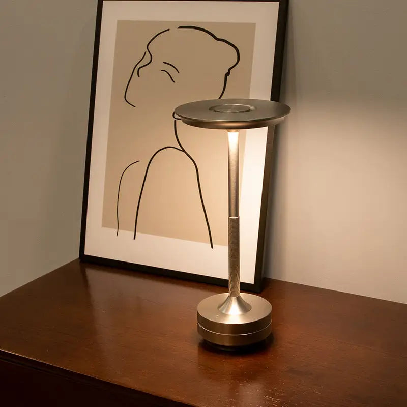 Wireless Table Lamp - Adjustable Brightness