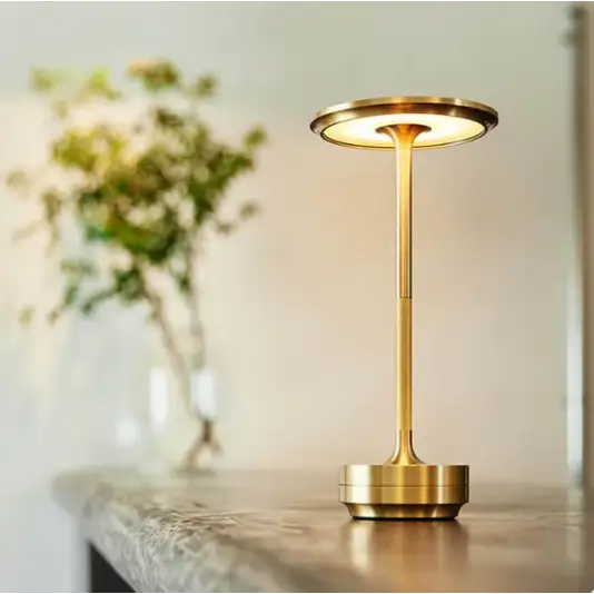 Wireless Table Lamp - Adjustable Brightness