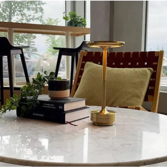 Wireless Table Lamp - Adjustable Brightness