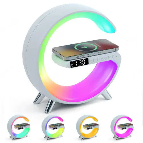 Multifunctional Smart Ambient Lamp - Wireless Charger & Alarm Clock