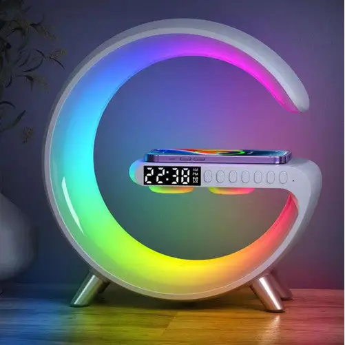 Multifunctional Smart Ambient Lamp - Wireless Charger & Alarm Clock