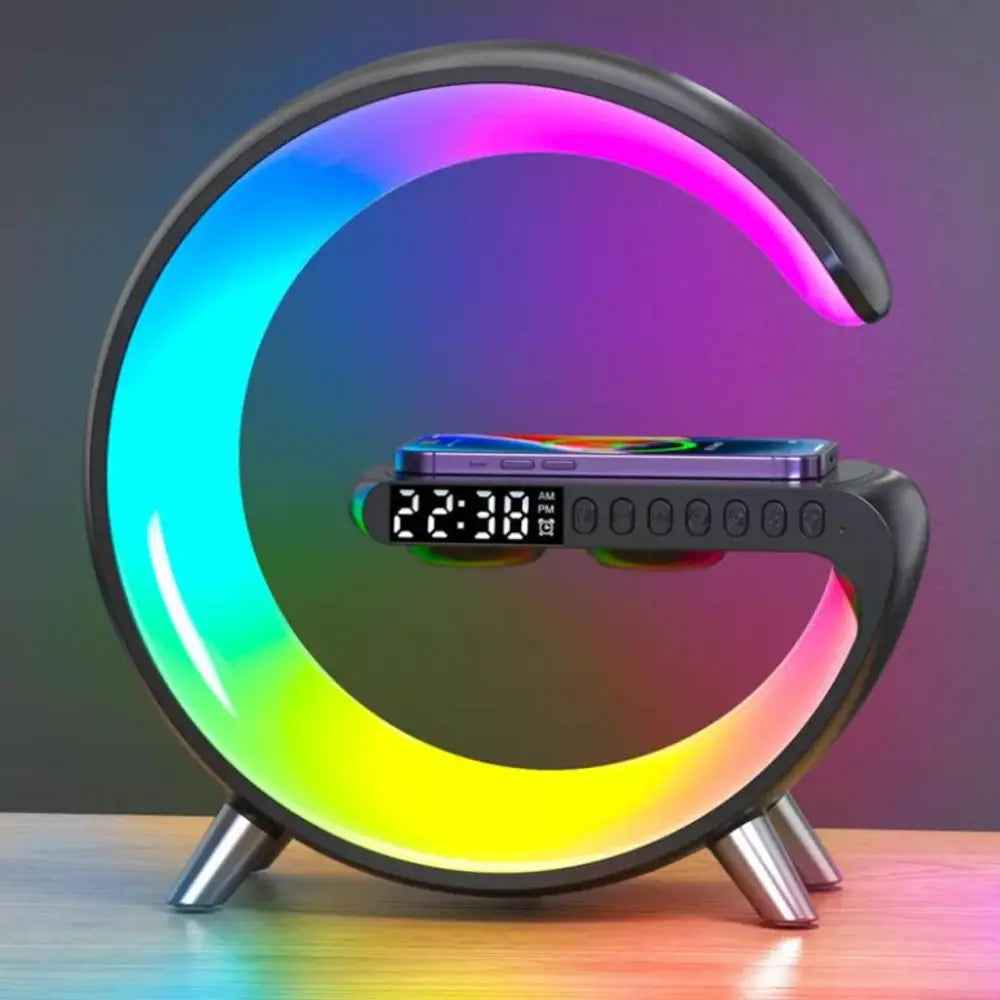 Multifunctional Smart Ambient Lamp - Wireless Charger & Alarm Clock