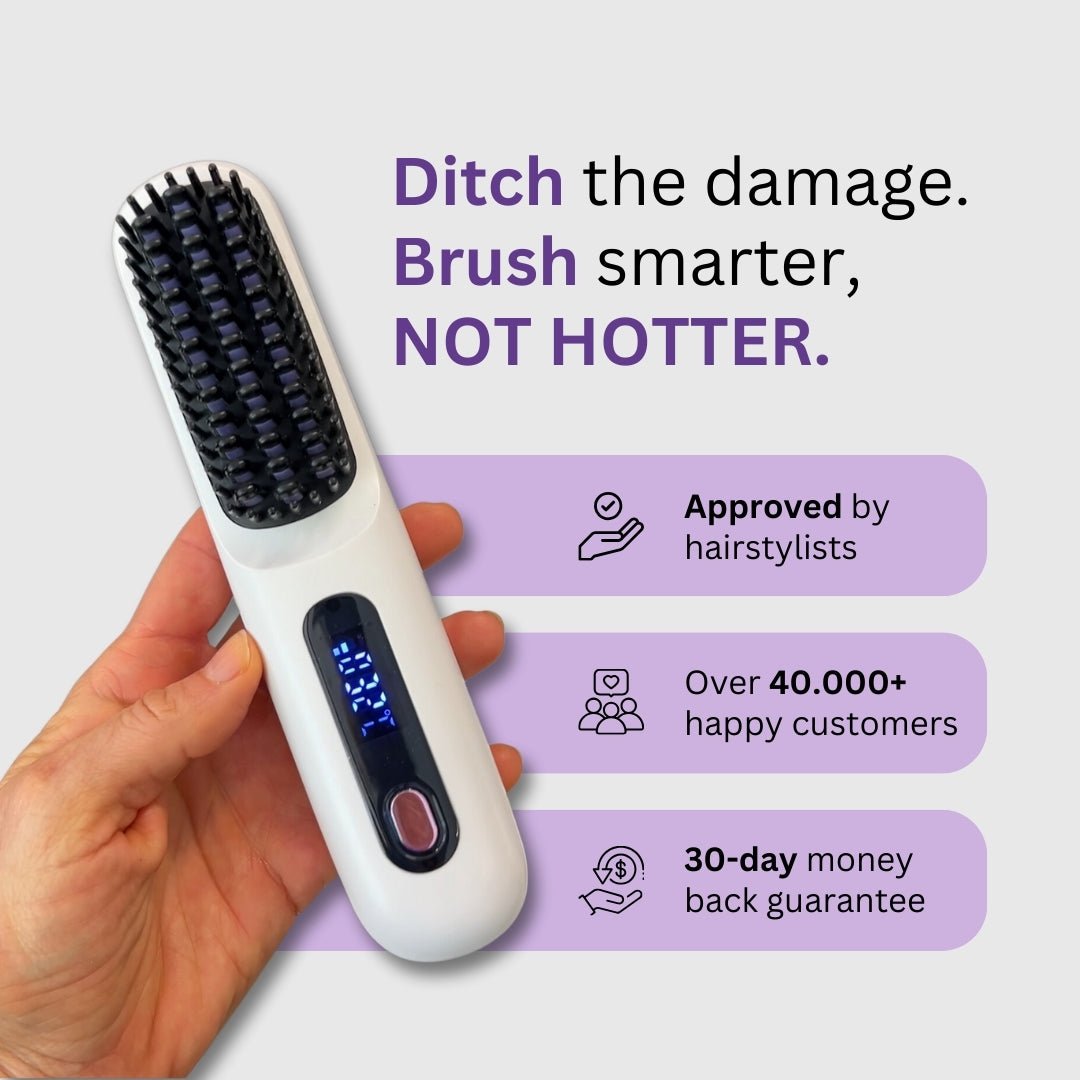 GoBrush Pro - Portable Straightener Brush