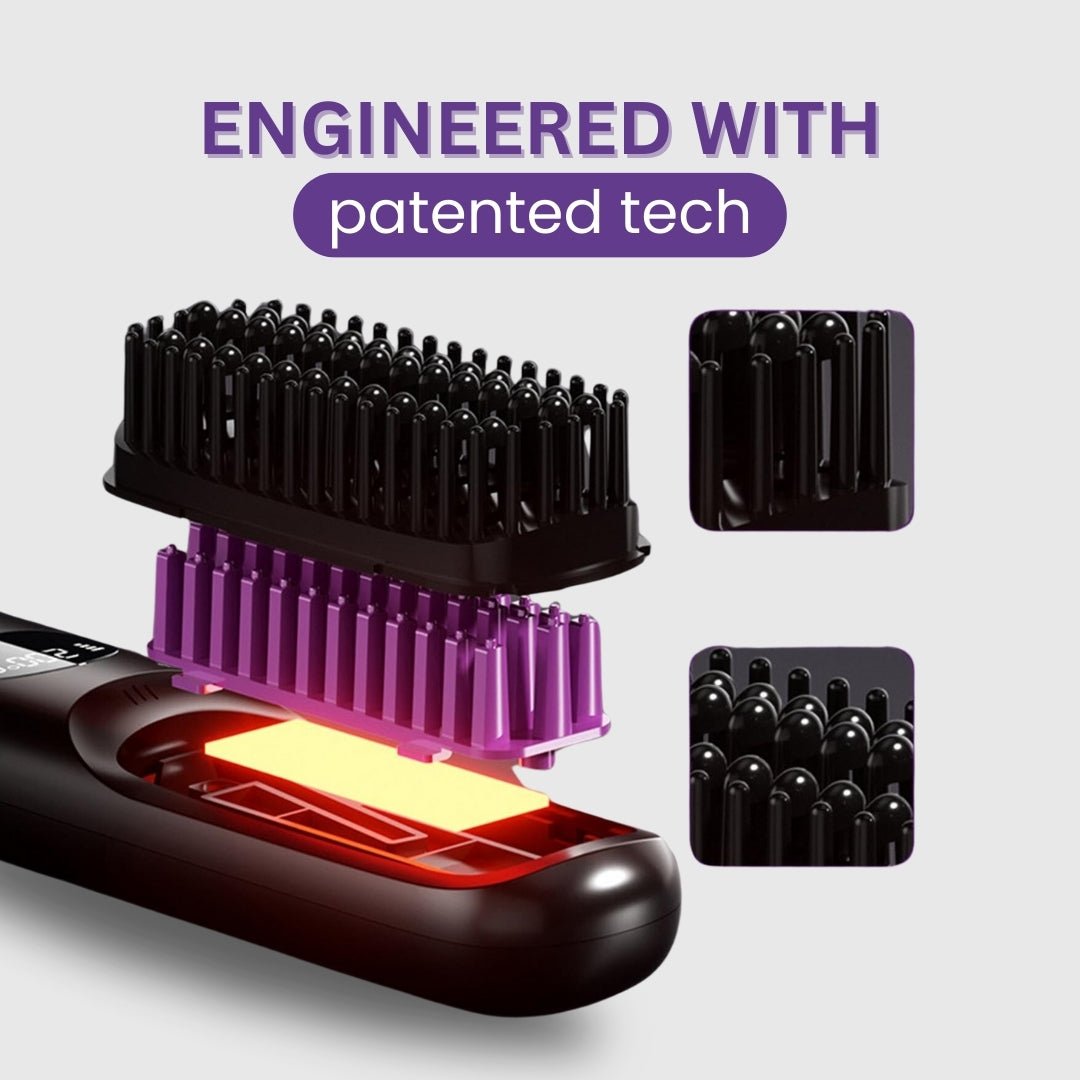 GoBrush Pro - Portable Straightener Brush