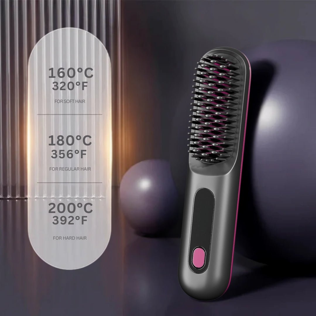 GoBrush Pro - Portable Straightener Brush