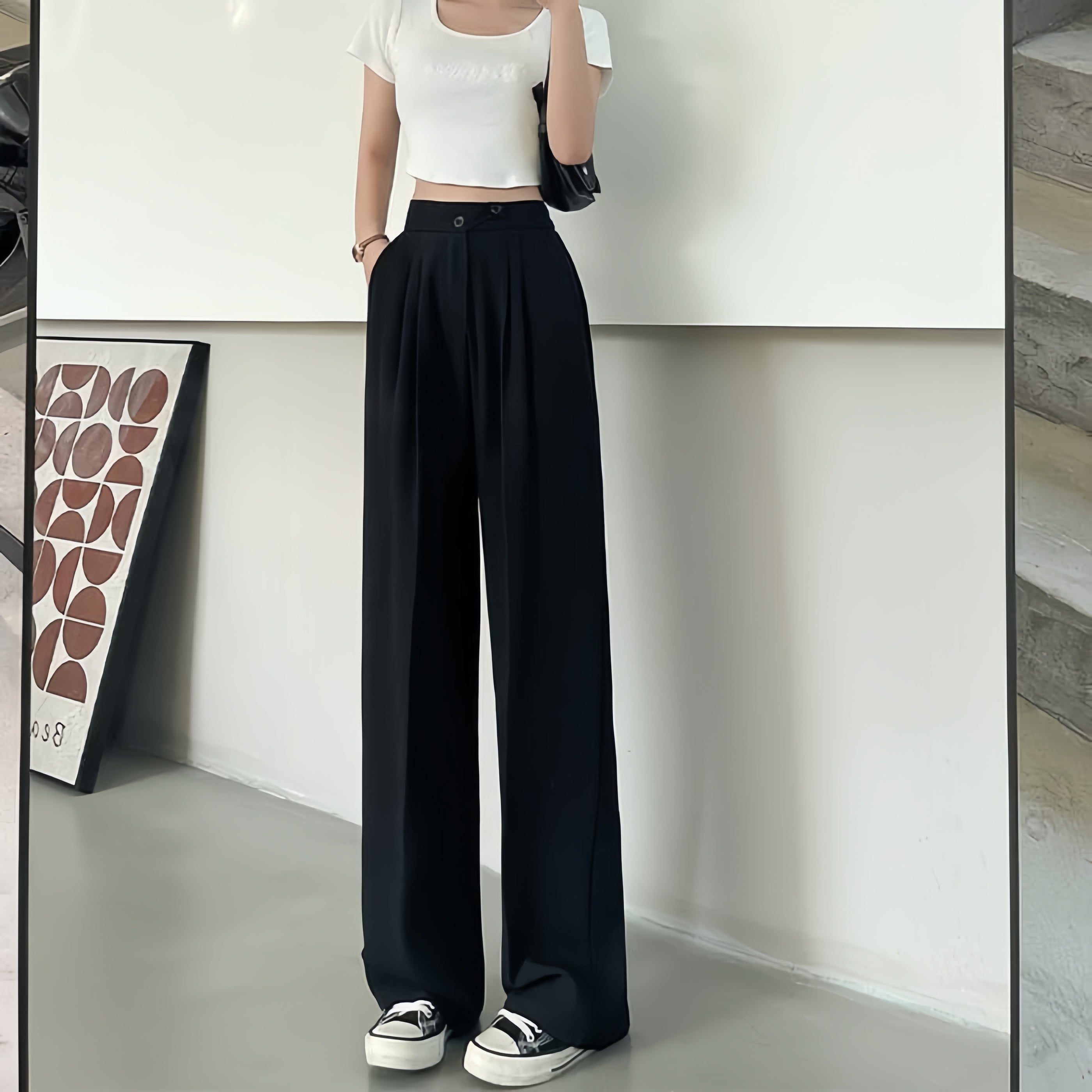 Wide-leg Loose Pants - Instantly flatters your figure
