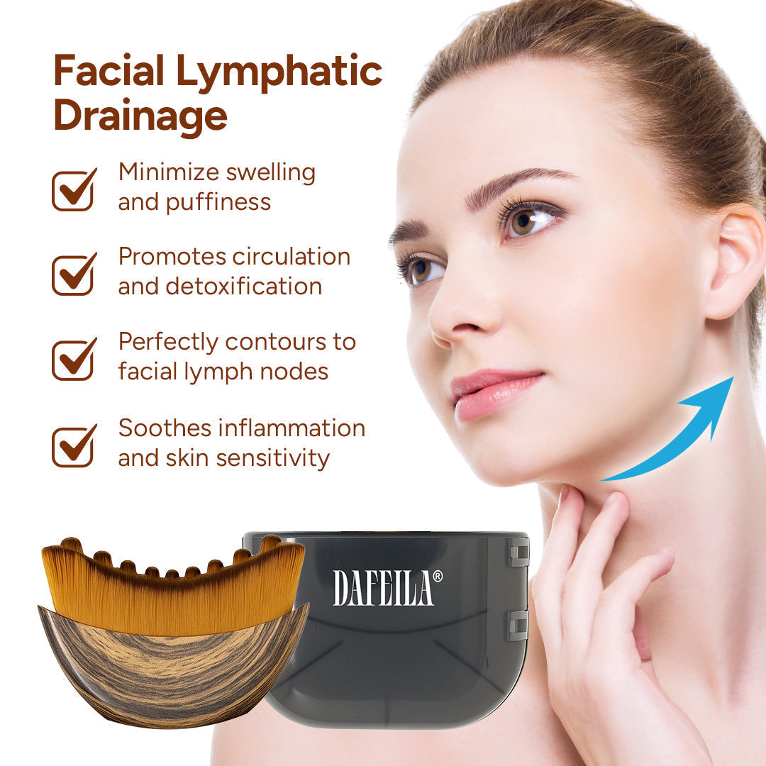 The Lymphatic Facial Brush - A Sculpted Face, Naturally