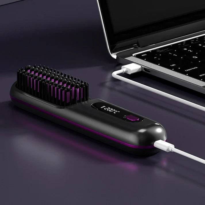 GoBrush Pro - Portable Straightener Brush