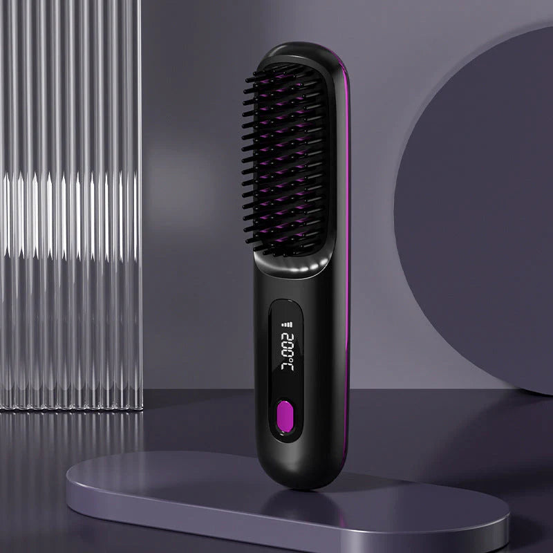 GoBrush Pro - Portable Straightener Brush