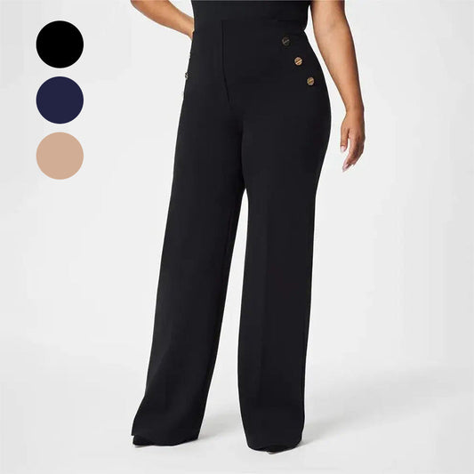 Rebecca™ | Plus Size High-Waist Wide-Leg Pants