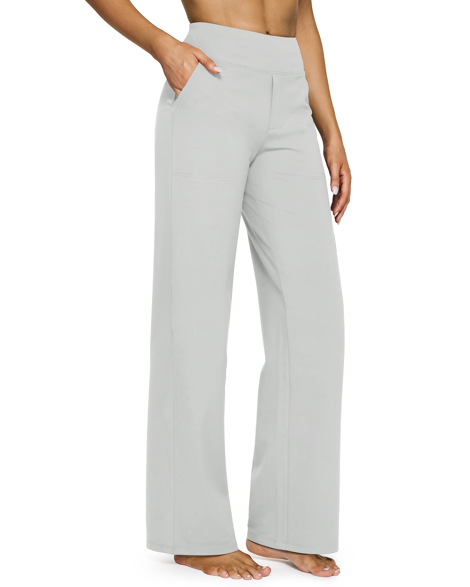 High Waist Stretch Casual Yoga Wide Leg Pants