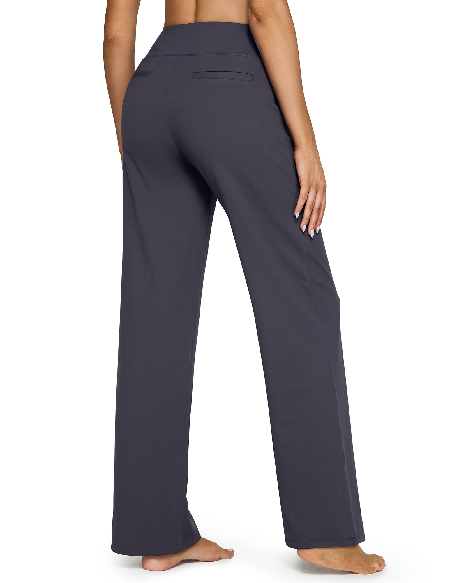 High Waist Stretch Casual Yoga Wide Leg Pants